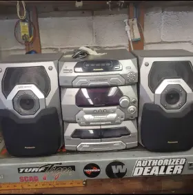 Sa-ak27 Panasonic Sa-ak27. 5 Cds Changer Dual Tape Stereo System