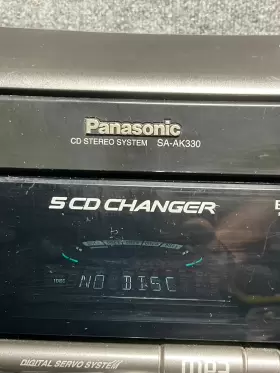 Sa-ak330 Panasonic Stereo Receiver 5 Cd Changer Am/fm Dual Cassette #2