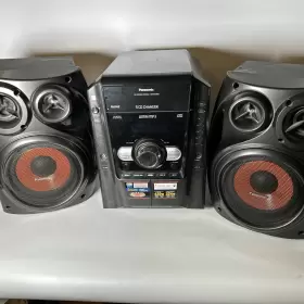 Sa-ak340 Panasonic Panansonic Cd Stereo System Radio 5 Disc Changer Dual Cassette Vintage