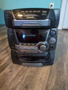 Sa-ak40 Panasonic Cd Stereo System Radio Tape Deck Works Player Does Not #2