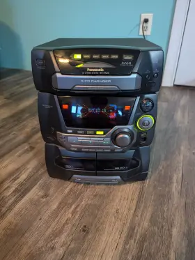Sa-ak40 Panasonic Cd Stereo System Radio Tape Deck Works Player Does Not