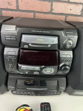 Sa-ak5 Panasonic Am/ Fm Cd Tape 3d Space Aound Speakers With Remote #3