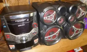 Sa-ak510 Panasonic 5 Cd Mp3 Dual Cassette Stereo