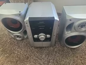 Sa-ak640 Panasonic Sa-ak520 Boombox Stereo Shelf System 5-disc Changer Speakers Tape Cd