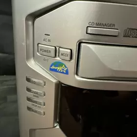Sa-ak58 Panasonic Compact Stereo System 5-cd Changer Dual Tape #3