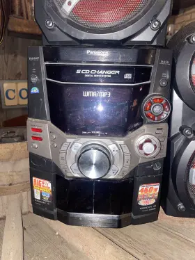 Sa-ak610 Panasonic Retro 90s - 2000s 5 Cd Dual Cassette Radio Home Stereo System #2