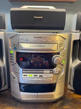 Sa-ak78 Panasonic Stereo System-5 Cd-dual Tape - Surround Speakers -tested/works #3