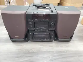 Sa-c649 Panasonic Defective Cd Stereo System W Speakers No Remote