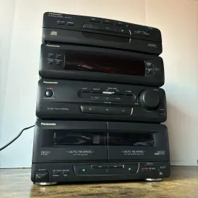 Sa-ch72 Panasonic Am/fm 3cd Changer Dual Cassette Cd Stereo System - See Notes
