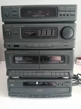 Sa-dh44 Panasonic Compact Audio System Am/fm Stereo Cassette And Cd Player