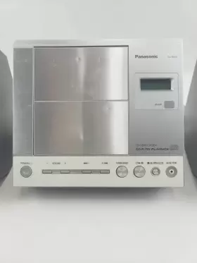 Sa-en25 Panasonic Cd Player Am/fm Stereo System 2 Speakers And Antenna Tested #2