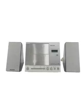 Sa-en25 Panasonic Cd Player Am/fm Stereo System 2 Speakers And Antenna Tested