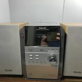 Sa-pm193 Panasonic Stereo Am/fm 5 Cd Cassette Mp3 Sb-pm19 Speakers No Remote #3