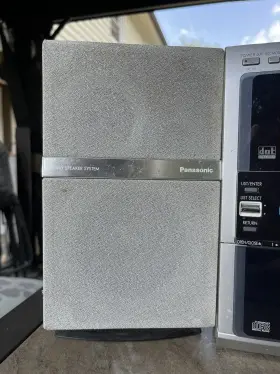 Sa-pm71sd Panasonic Stereo System Tape 5 Disc Cd Changer Player Radio Silver #3