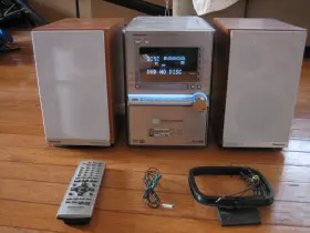 Sa-pm91d Panasonic Dvd Stereo System Model Number Including Remote Control