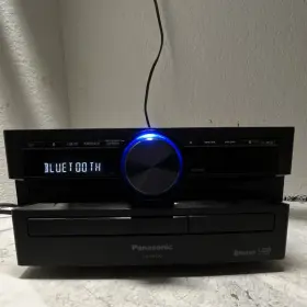 Sa-ux100 Panasonic Cd Stereo System Bluetooth Usb Playback Black Rca Type C