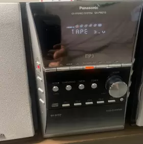 Sa313 Panasonic Mini Component System Mp3 Cd / Tape Amfm Super Clear Pm- #2