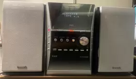 Sa313 Panasonic Mini Component System Mp3 Cd / Tape Amfm Super Clear Pm- #3