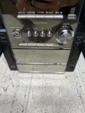 Sa-pm27 Panasonic Sapm27 Stereo System 5 Disc Cd Changer Cassette Player Sounds Amazing #3