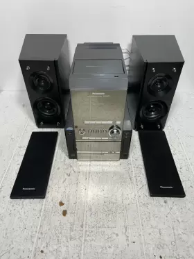 Sa-pm27 Panasonic Sapm27 Stereo System 5 Disc Cd Changer Cassette Player Sounds Amazing