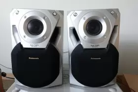 Sb-ak18 Panasonic Speaker System 4 Inch Woofer 2 Tweeter 100w 6 Ohm 2-way