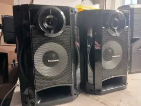 Panasonic Sb-ak280 Sb-ak28 Stereo Speaker System. 125 Watts. Speakers With Cables
