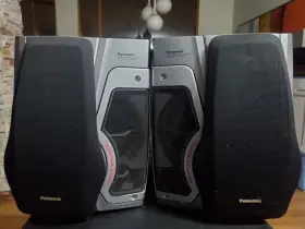 Sb-ak45 Panasonic Speaker System Set Right And Left Matching Subwoofer Speakers