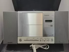 Sb-en26 Panasonic Cd Player Am/fm Stereo System 2 Speakers And Antenna Tested #2