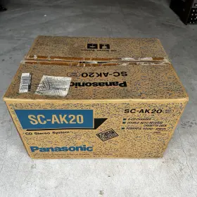 Sc-ak20 Panasonic Stereo System Nib 5 Cd Changer/dual Cassette/am/fm
