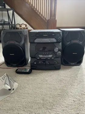 Sc-ak27 Panasonic Vintage Stereo 5 Cd Changer With Remote Works