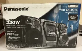 Sc-ak400 Panasonic Sc-ak300 Black Cd Stereo System-read