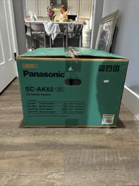 Sc-ak62 Panasonic Am-fm Cd Cassette Stereo System New #2