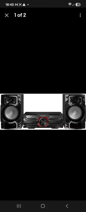 Sc-akx320gnk Panasonic Sa-akx220 Hi-fi Sound System - With Bluetooth