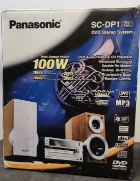 Sc-dp1 Panasonic 100watt Dvd Stereo System New In Box/ Sealed