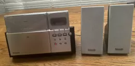 Sc-en5 Panasonic Music System Am/fm Stereo Cd Player With Speakers