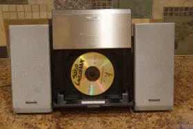 Sc-en7 Panasonic Cd Stereo Micro Speaker System Player Am /fm Tuner Silver #2