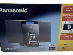 Sc-hc20p-k Panasonic Compact Stereo System Ipod Dock Cd Radio - No Remote