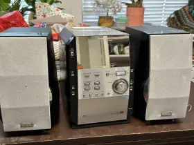 Sa-pm29 Panasonic Sc-pm31 Am/fm 5-cd/cassetteworks With Remote
