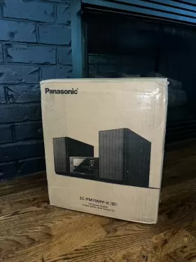 Sc-pm700pp-k Panasonic Stereo System 80w With Cd Player Bluetooth And Fm Radio