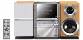 Panasonic Sc-pm77md Cd Md Cassette Stereo Mini System Remote Brand New Tested
