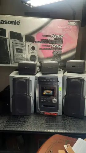 Sc-ak600 Panasonic Scak600 Cd Stereo System Tested Works