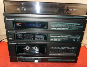 Sg-300 Panasonic Am/fm Cassette Phono System - Fully Serviced Looks And Works Great
