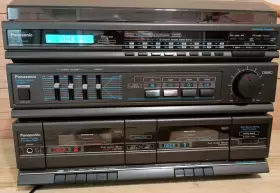 Sg-h30 Panasonic Sterio Music System With Record Player Am/fm Cassettes