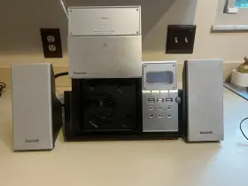 Wq3da024187 Panasonic Vintage 2003 Shelf System Radio/cd Player. Excellent Condition #2
