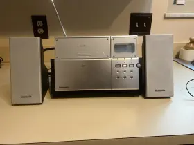 Wq3da024187 Panasonic Vintage 2003 Shelf System Radio/cd Player. Excellent Condition