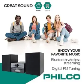 Phc Americas Llc 850041387154 Stereo Shelf Systems Tray Loading Cd Player With Digital Fm Radio Bluetooth #3