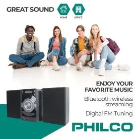 Philco 850041387116 Mini Stereo Shelf Systems Cd Player With Digital Fm Radio Bluetooth Streaming Re #3