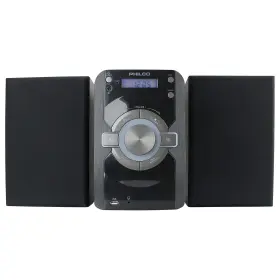 Philco 850041387116 Mini Stereo Shelf Systems Cd Player With Digital Fm Radio Bluetooth Streaming Re