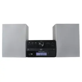 Philco 850041387130 Stereo Shelf Systems Tray Loading Cd Player With Digital Fm Radio Bluetooth
