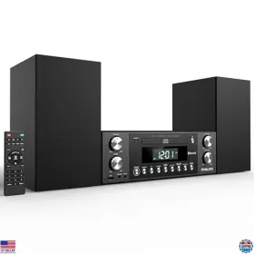 B0c5fxzbbl Philco All-in-one Bluetooth Home Stereo System With Cd Player And Usb Playback 50w